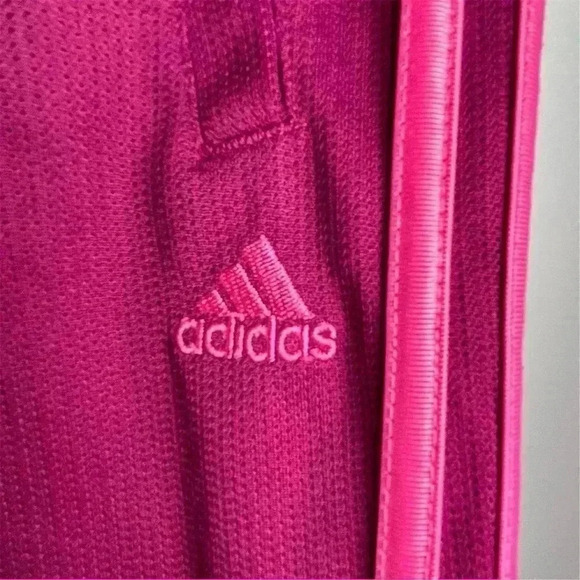 Adidas Girls Pink Purple Track Suit Size 5 Zip Hoodie & Jogger Pants Set - Picture 9 of 16